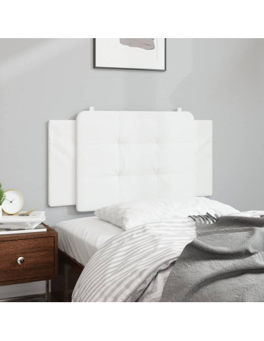 Cuscino Testiera Bianco 100 cm in Similpelle
