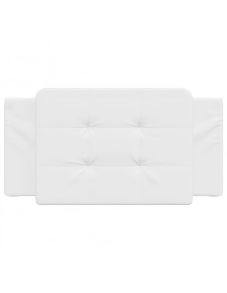 Cuscino Testiera Bianco 100 cm in Similpelle