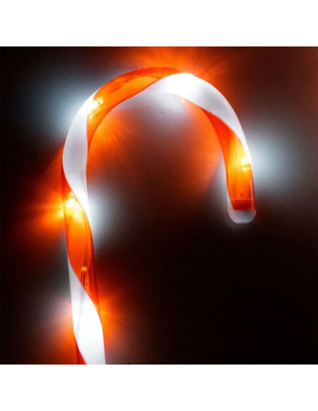 Ambiance Set Luci di Natale Bastoncini di Zucchero 4pz