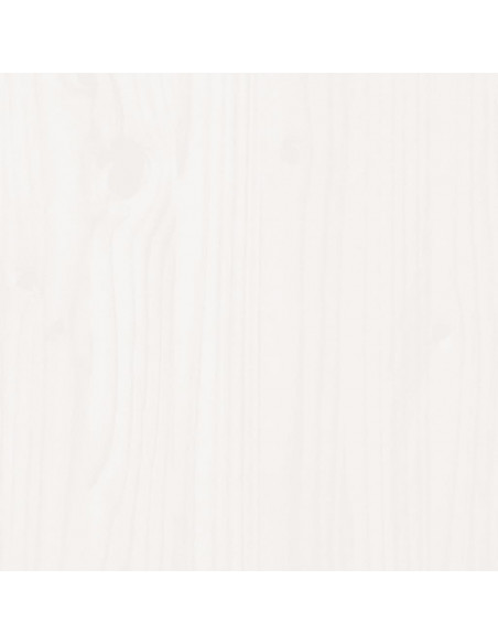 Giroletto con Testiera Bianco Small Single Legno Massello