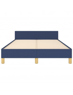 Giroletto con Testiera Blu 120x190 cm in Tessuto