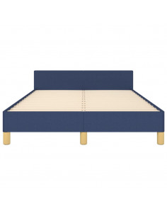 Giroletto con Testiera Blu 120x190 cm in Tessuto