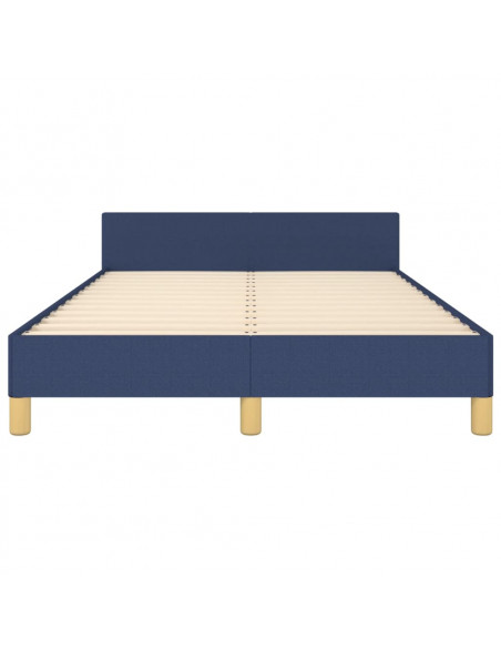 Giroletto con Testiera Blu 120x190 cm in Tessuto