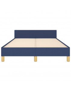 Giroletto con Testiera Blu 120x190 cm in Tessuto