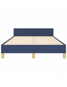 Giroletto con Testiera Blu 120x190 cm in Tessuto