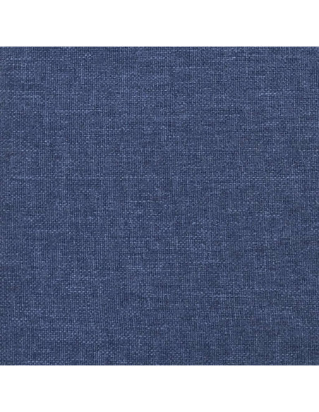 Giroletto senza Materasso Blu 200x200 cm in Tessuto