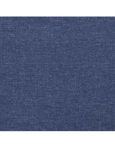 Giroletto senza Materasso Blu 200x200 cm in Tessuto