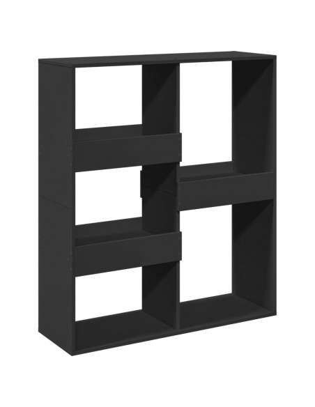 Divisorio Nero 100x33x115 cm in Truciolato