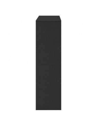 Divisorio Nero 100x33x115 cm in Truciolato