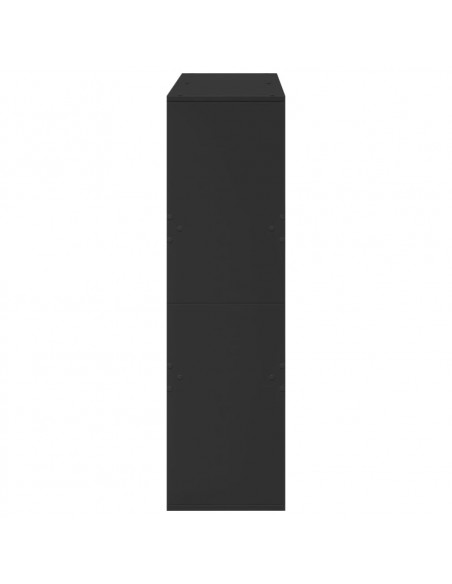 Divisorio Nero 100x33x115 cm in Truciolato
