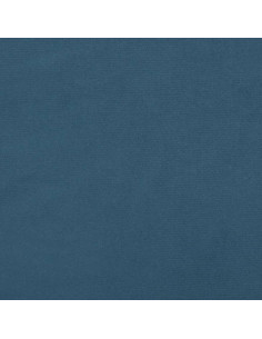 Giroletto con Testiera Blu Scuro 80x200 cm in Velluto