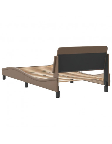 Giroletto con Testiera Cappuccino 100x200 cm in Similpelle