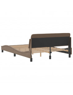 Giroletto con Testiera Cappuccino 140x190 cm in Similpelle