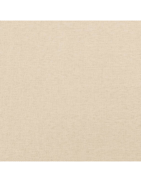 Giroletto con Testiera Crema 120x200 cm in Tessuto