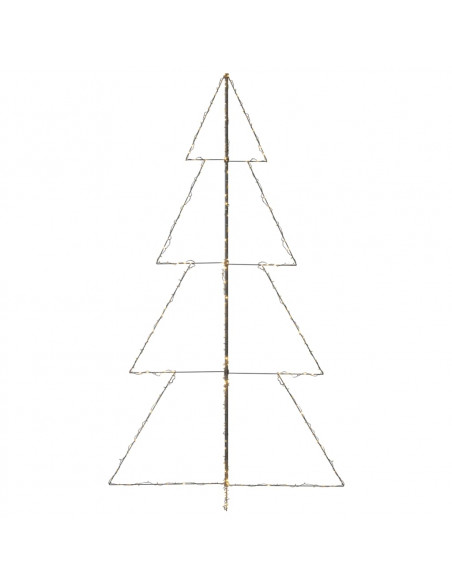 Albero di Natale a Cono 360 LED per Interni Esterni 143x250 cm