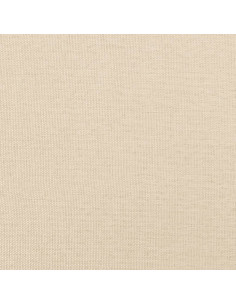 Giroletto con Testiera Crema 140x190 cm in Tessuto