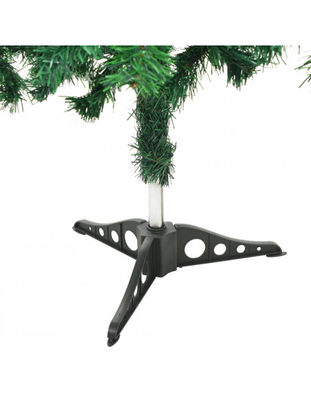 Albero di Natale Preilluminato Palline Bianco 180 cm 564 Rami