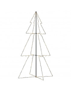 Albero di Natale a Cono 300 LED per Interni Esterni 120x220 cm 2