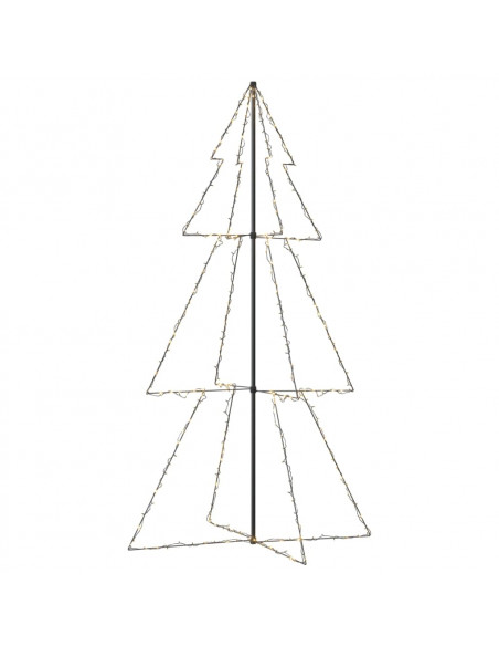 Albero di Natale a Cono 300 LED per Interni Esterni 120x220 cm