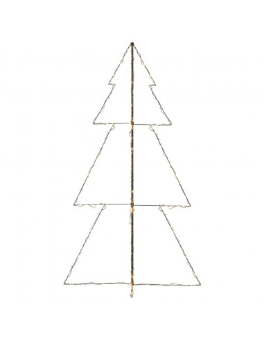 Albero di Natale a Cono 300 LED per Interni Esterni 120x220 cm