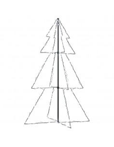 Albero di Natale a Cono 200 LED per Interni Esterni 98x150 cm 2