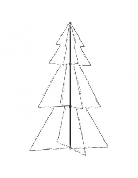 Albero di Natale a Cono 200 LED per Interni Esterni 98x150 cm