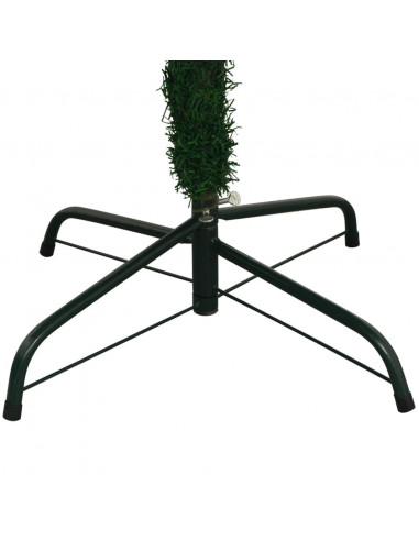 Albero di Natale Preilluminato con Palline 240 cm Verde