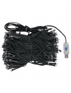 Albero di Natale Preilluminato Palline Bianco 210 cm 910 Rami 2