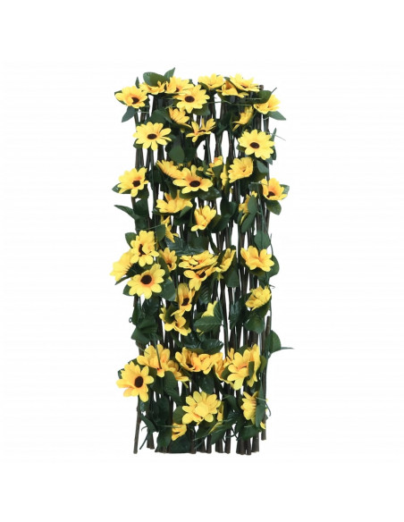 Traliccio Edera Artificiale Espandibile 5pz Giallo 180x60 cm