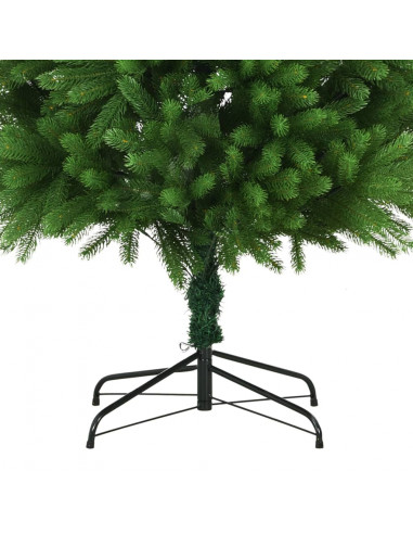 Albero di Natale Preilluminato con Palline 240 cm Verde