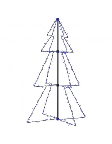Albero di Natale a Cono 160 LED per Interni Esterni 78x120 cm