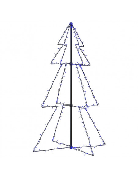 Albero di Natale a Cono 160 LED per Interni Esterni 78x120 cm