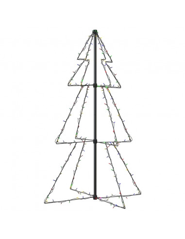 Albero di Natale a Cono 160 LED per Interni Esterni 78x120 cm