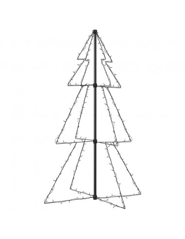 Albero di Natale a Cono 160 LED per Interni Esterni 78x120 cm