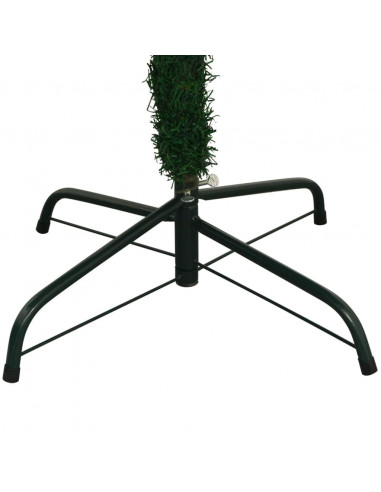 Albero di Natale Preilluminato con Palline 240 cm Verde