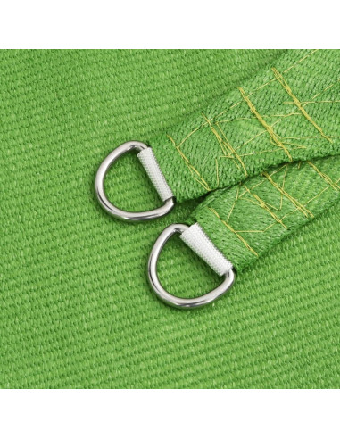 Vela Parasole 160 g/m² Verde Chiaro 4x4x5,8 m in HDPE