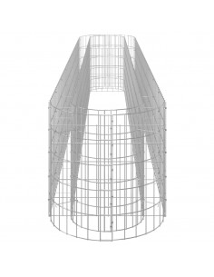 Gabbione con Letto Rialzato in Acciaio Zincato 330x50x50 cm