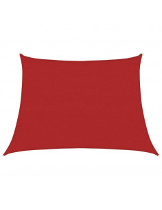 Vela Parasole 160 g/m² Rossa 4/5x3 m in HDPE 2