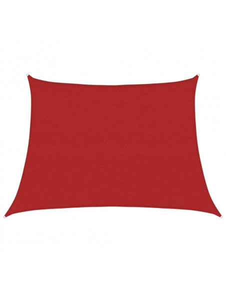 Vela Parasole 160 g/m² Rossa 4/5x3 m in HDPE