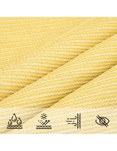 Vela Parasole 160 g/m² Beige 3x5 m in HDPE