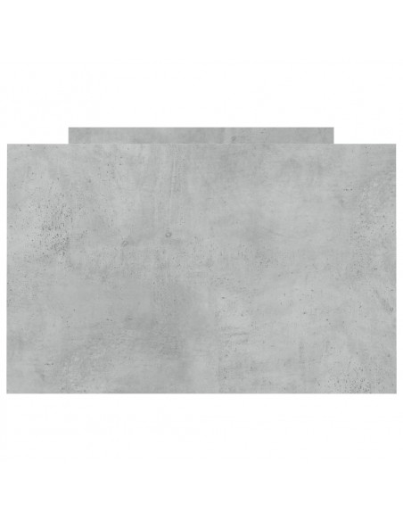 Giroletto con Testiera e Pediera Grigio Cemento 75x190 cm