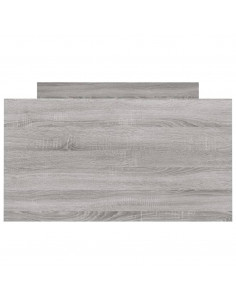 Giroletto con Testiera e Pediera Grigio Sonoma 90x190 cm