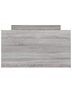 Giroletto con Testiera e Pediera Grigio Sonoma 90x200 cm