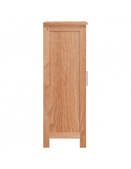 Armadietto da Bagno 42x29x82 cm in Legno Massello di Noce
