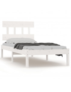 Giroletto Bianco in Legno Massello 100x200 cm 2