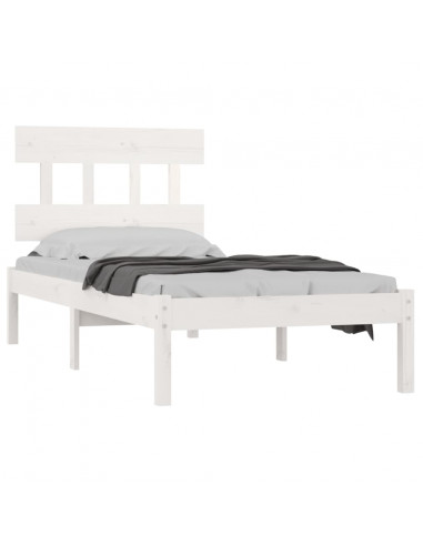 Giroletto Bianco in Legno Massello 100x200 cm