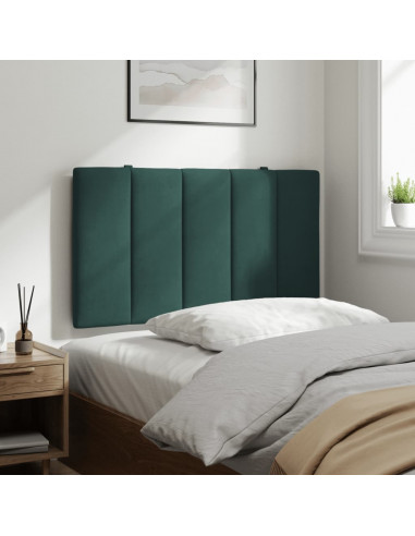 Cuscino Testiera Verde Scuro 80 cm in Velluto