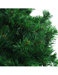 Albero di Natale Preilluminato con Palline 150 cm 380 Rami 2