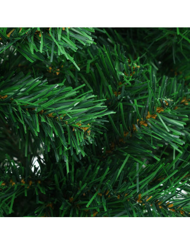 Albero di Natale Preilluminato Palline Bianco 210 cm 910 Rami