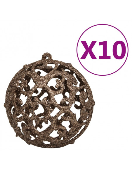 Albero di Natale Preilluminato Palline Bianco 210 cm 910 Rami